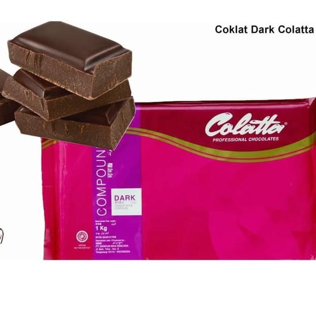 

FIA616 Colatta Dark Compound 1 KG / coklat blok colata hitam 1kg |||