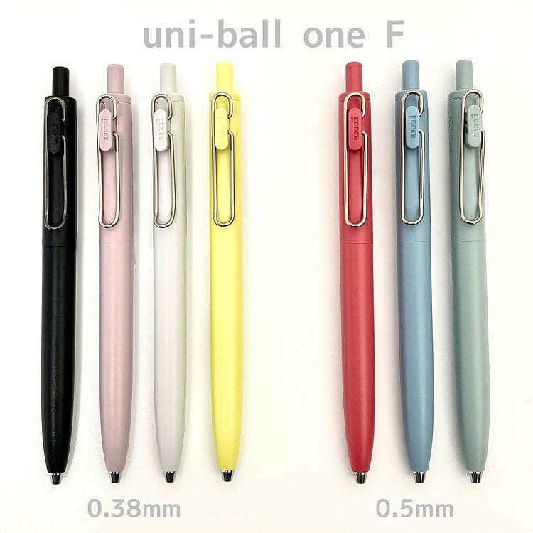 

Uni-Ball One F 0.38 0.5 mm Gel Ballpoint Pen UMNSF38F UMNSF05F