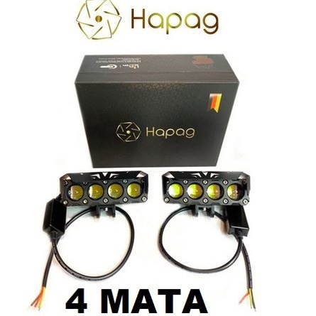 Lampu Tembak LED LASER SQL 4 MATA HAPAG 60 watt mini projie proji HQ4