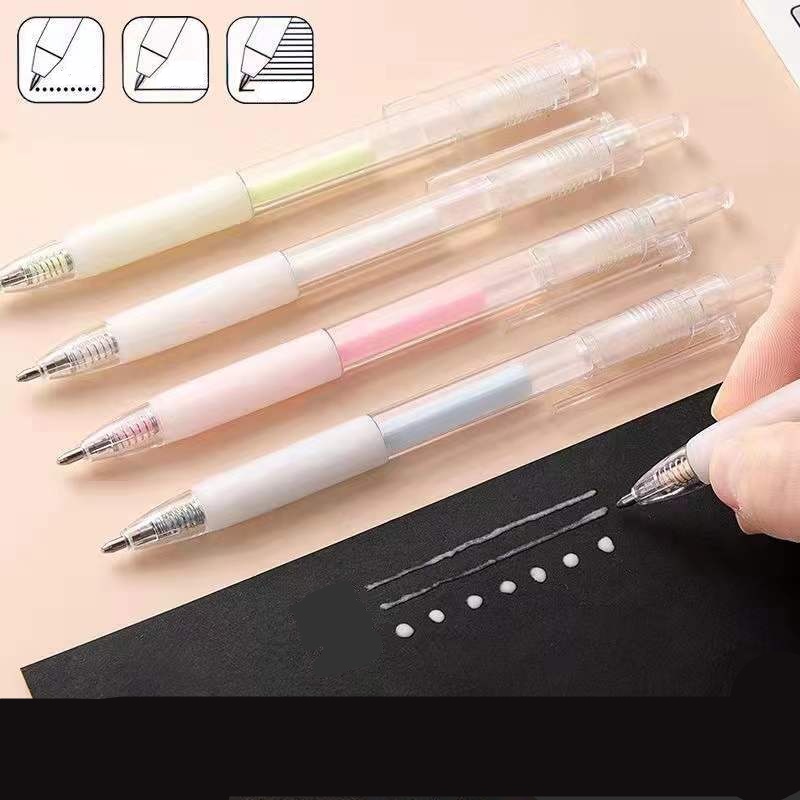 [Harga Grosir] Warna Acak Pena Dispenser Alat Tulis Siswa DIY Scrapbooking Handmade Glue Stick Candy Color Quick Dry Glue Pen Sekolah Kantor Supply Perekat Lem