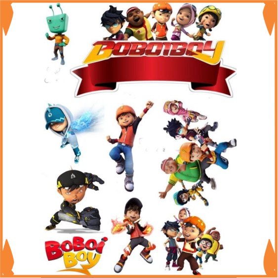 Ready Topper cake karakter boboiboy  baner kue ultah Toko_Arsha