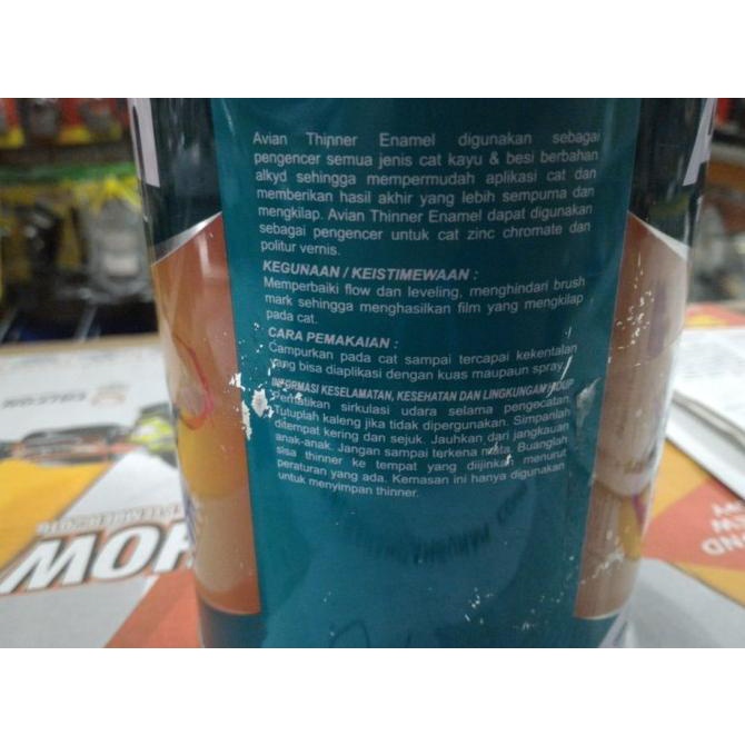 Pengencer Cat Papan Tulis Avian 1 Liter Capuran Cat citrab44 Murah