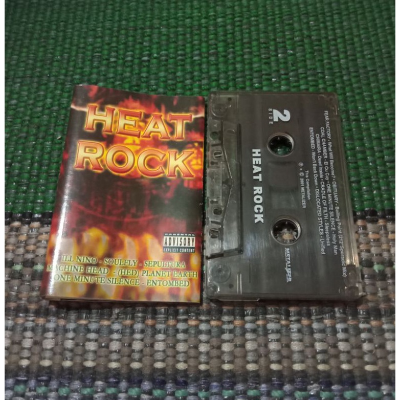 Kaset pita Heat Rock - kompilasi ill Nino, Sepultura, Soulfly dll
