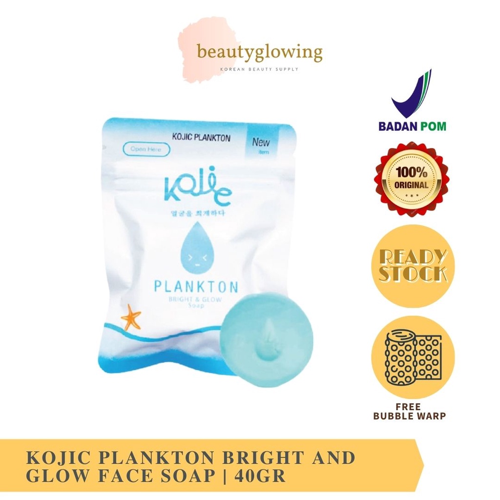 KOJIC PLANKTON BRIGHT AND GLOW FACE SOAP