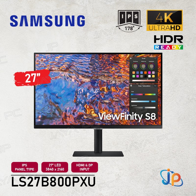 Monitor Samsung LED IPS S27B800 - 4K UHD 27" Inch