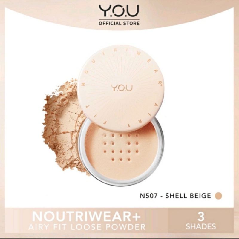 YOU Noutriware loose powder//Bedak You//Bedak Tabur//kosmetik you