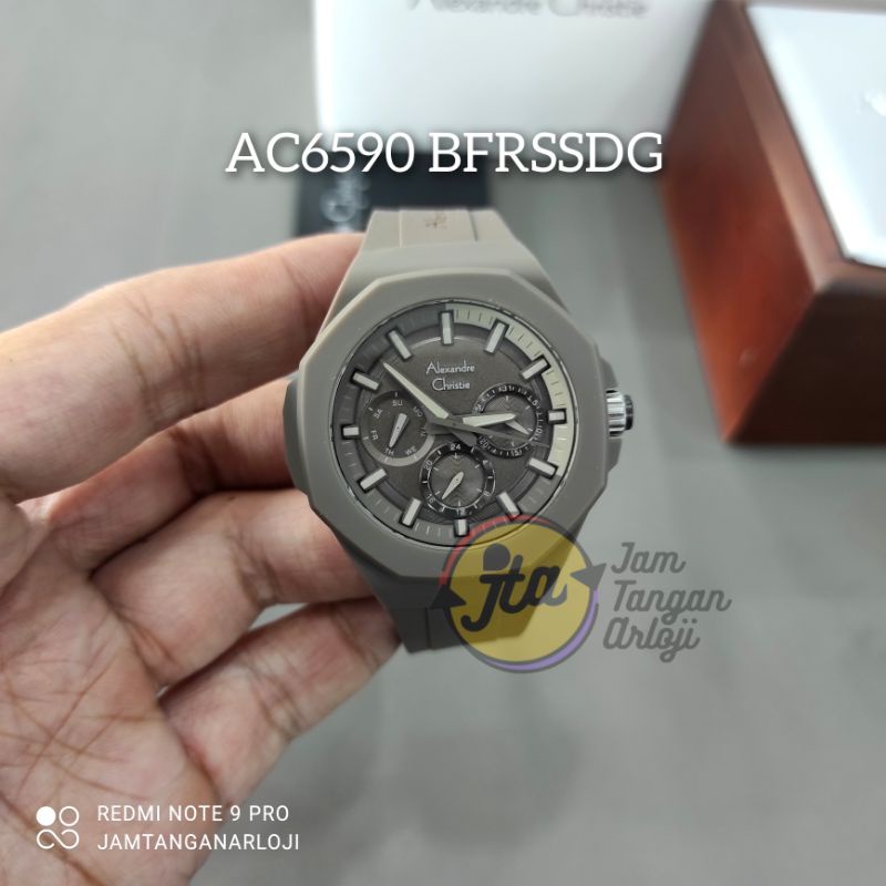 New Alexandre Christie Wanita AC6590 Dark Grey Jam Tangan Cewek AC 6590 BFRSSDG