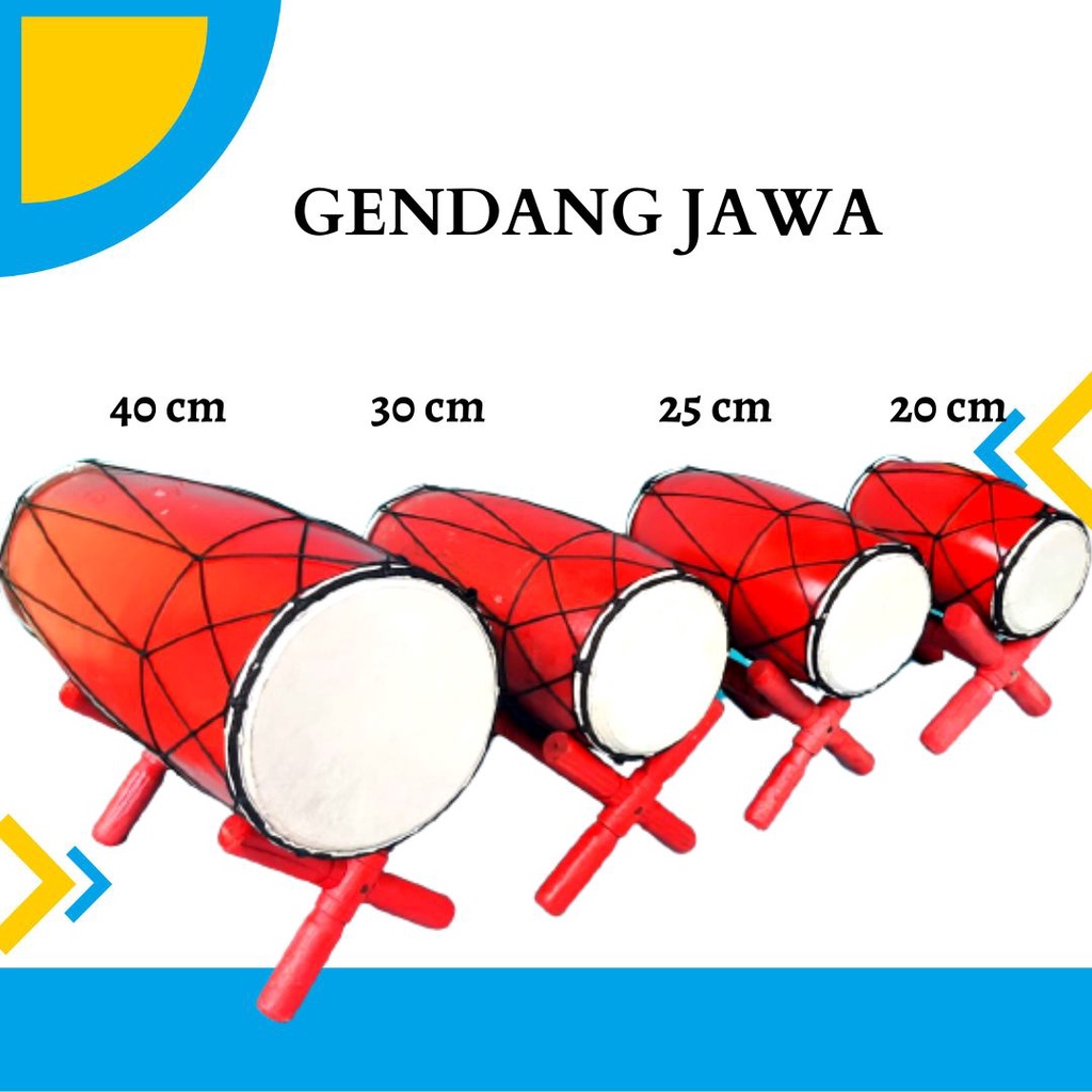 Alat Musik Tradisional Gendang Jawa Kendang Anak Mini