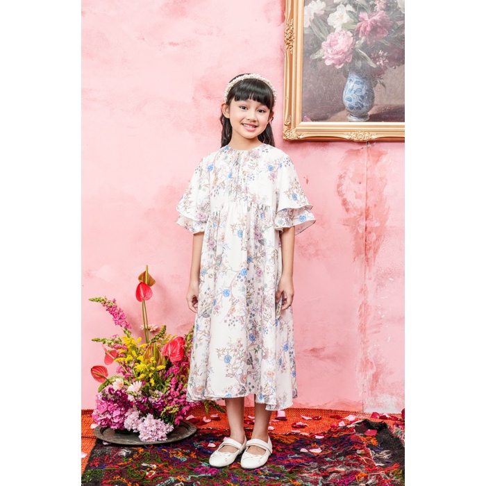 Klamby - Ornella Dress Girl Gardenia