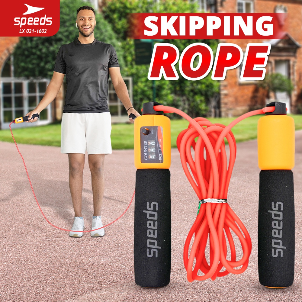 SPEEDS Skipping ORI Olahraga Lompat Tali Jump Rope Alat Olahraga Anak Remaja Dewasa 021-1602