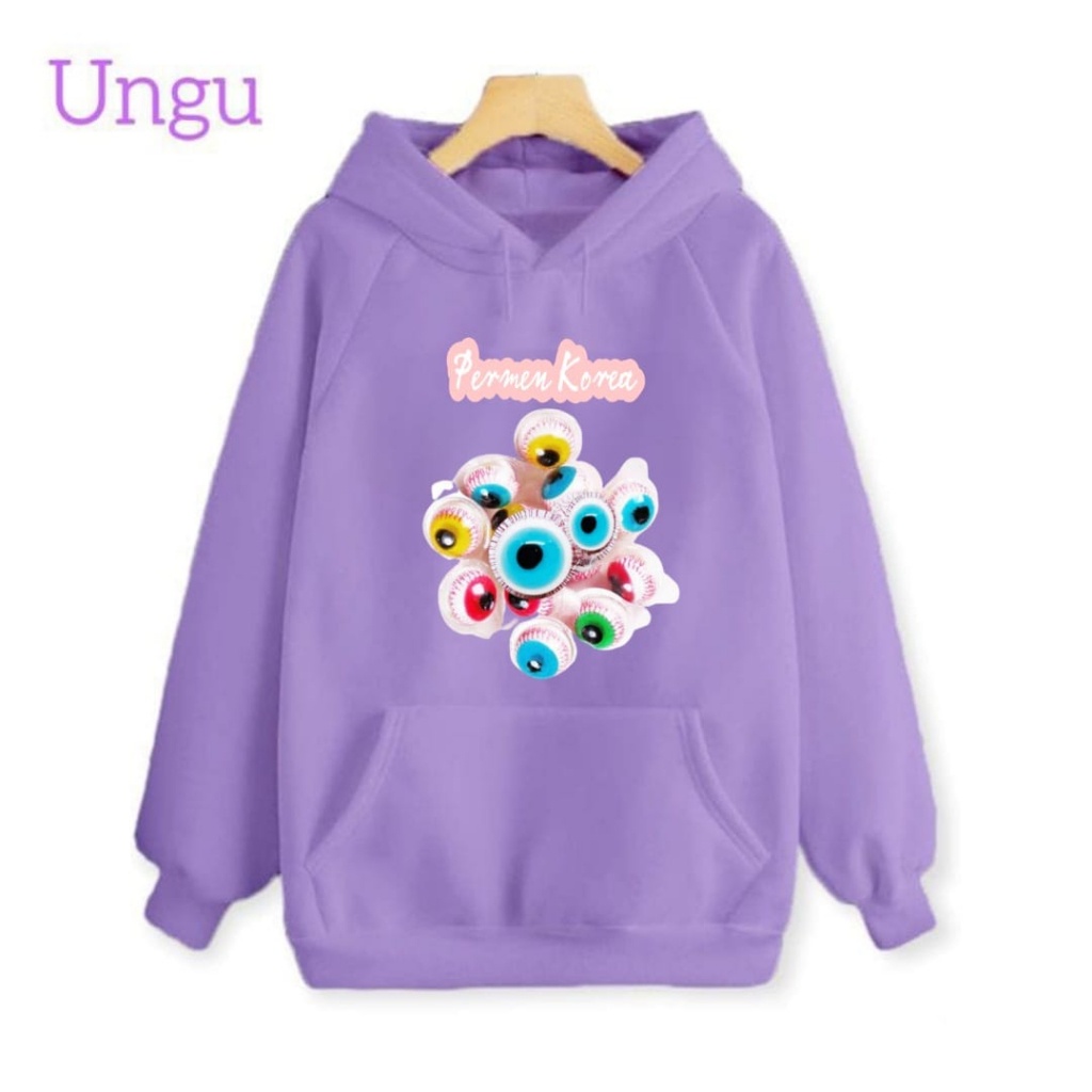 Hzl_outfit Hoodie Sweater Anak Permen Korea/Sweater Hodi Anak Anak