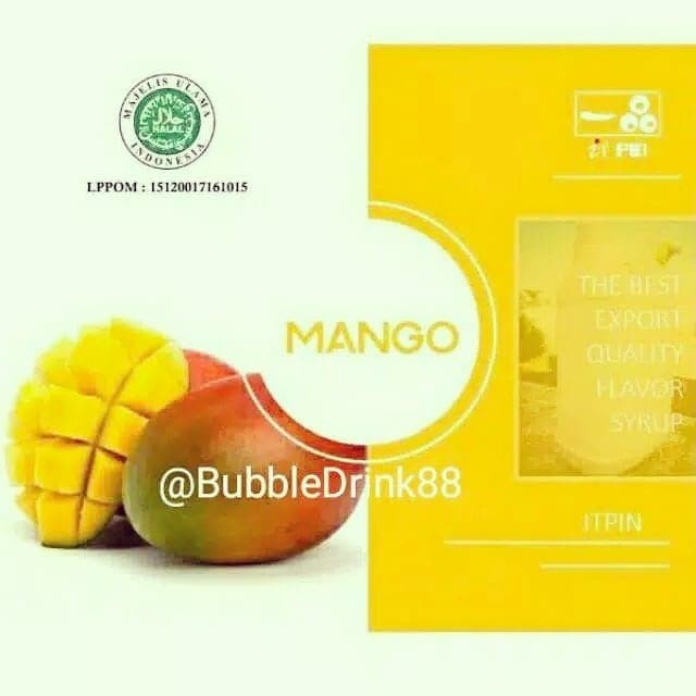 

ITPIN MANGO SYRUP FLAVOUR PREMIUM 2.5KG SIRUP MANGGA KUALITAS TERBAIK