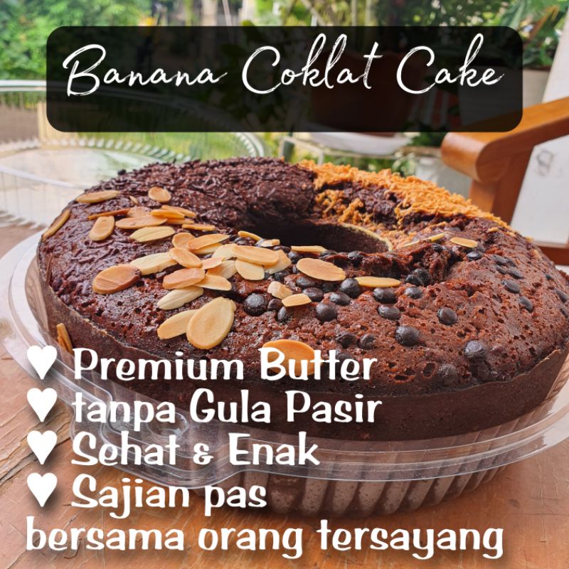 

Banana Coklat Cake Bolu Pisang Coklat Enak