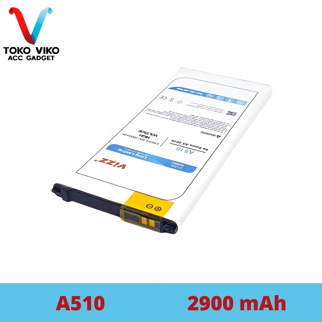 Vizz Samsung A510 A5 2016 Baterai Batre Original