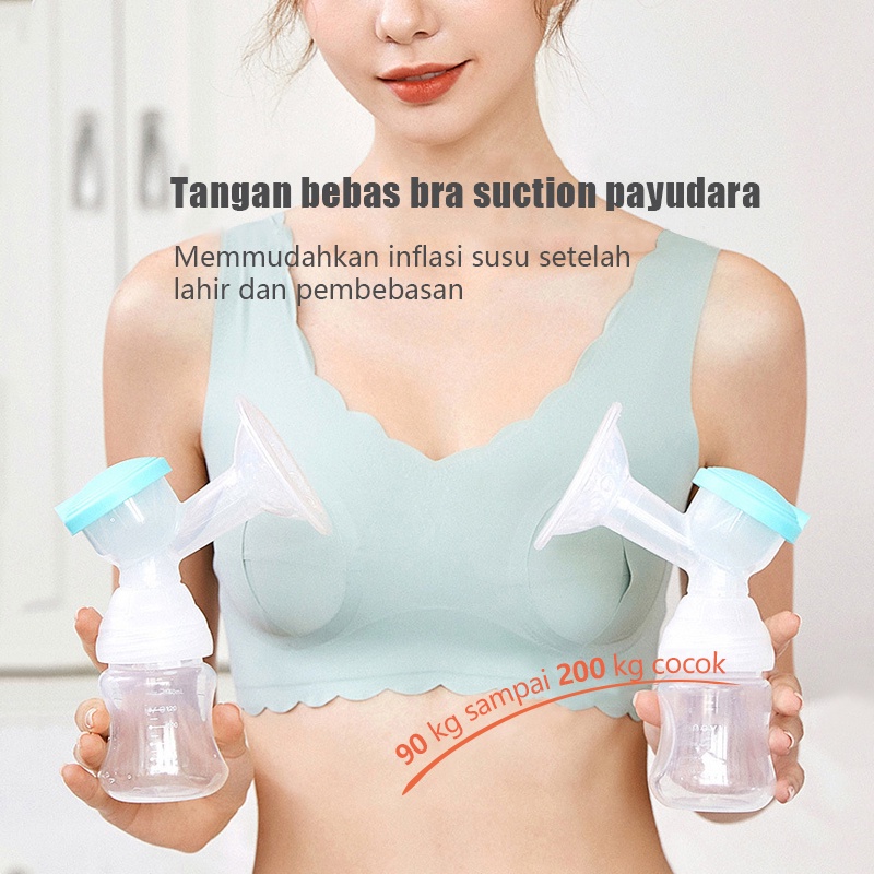 Bra menyusui bra jumbo Pompa asi bebas genggam untuk ibu hamil bh menyusui B1018