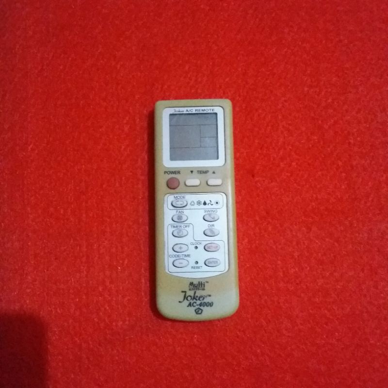 REMOTE AC MULTI JOKER SERI AC-4000