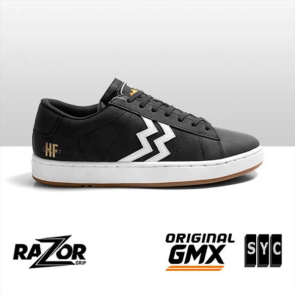 SYC Store - Sepatu Geoff Max - HF Court 2.0 Black White (Grade B) - Sepatu Pria - Sneakers Pria - Se