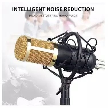 Mic BM800 Professional Condenser Studio Microphone Windshield Mikrofon Shock Proof Mount For Karaoke