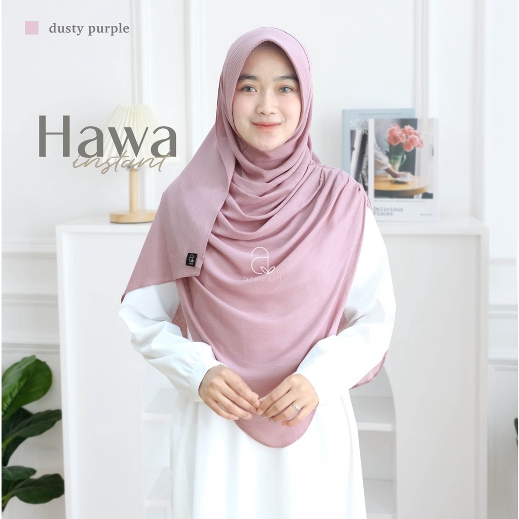 AZMEELA HAWA SHAWL PASMINA INSTAN KERUT DI BAHU