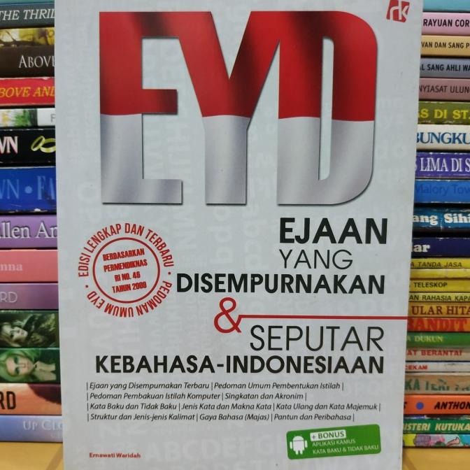 

buku EYD ejaan yang disempurnakan dan seputar kebahasa indonesiaan