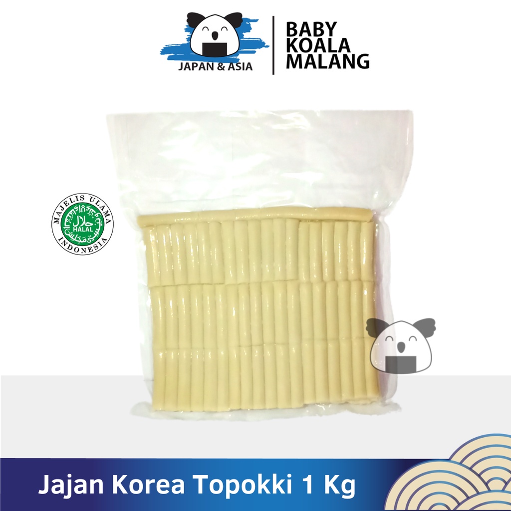 

JAJAN KOREA Topokki 1 Kg Halalll | Tteokbokki / Rice Cake