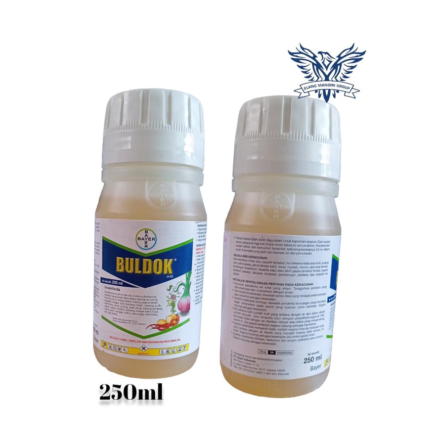 Insektisida Obat Pembasmi Hama Ulat Tanaman Buldok 25EC 250 ml Bahan Aktif : Beta siflutrin 25g/l