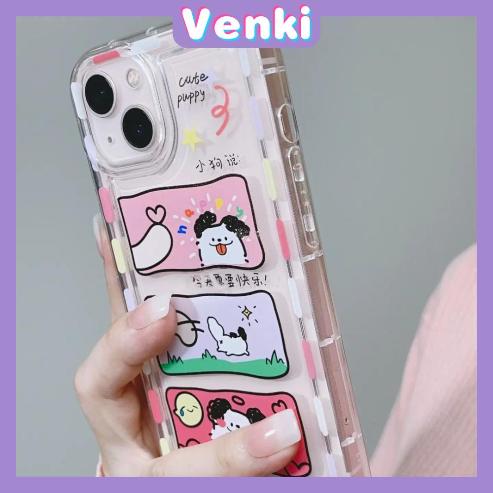 Case For iPhone 14 Pro Max TPU Soft Jelly Airbag Clear Case Cartoon Camera Protection Shockproof For iPhone 14 13 12 11 Plus Pro Max 7 Plus X XR