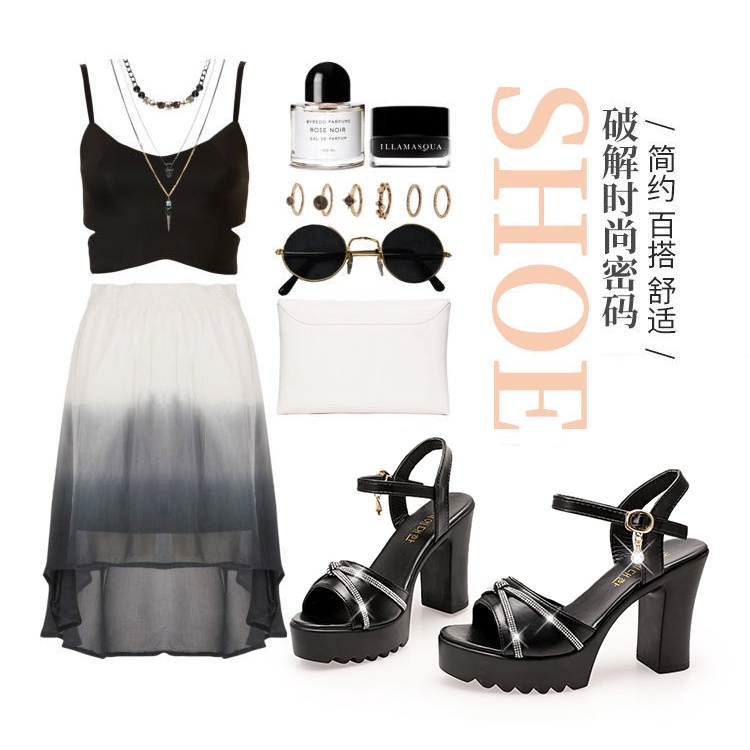 aid 0165 sandal heel wanita import fashion sepatu hak tinggi wanita terkiniian cantik dan terlaris terpopular