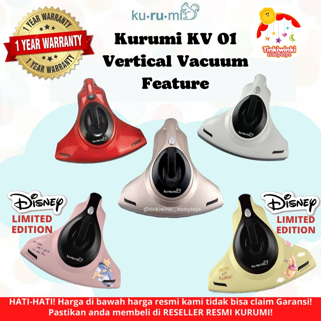 UPGRADED Vacuum Cleaner Kurumi KV01 KV 01 FREE HEPA FILTER - UV VERTICAL