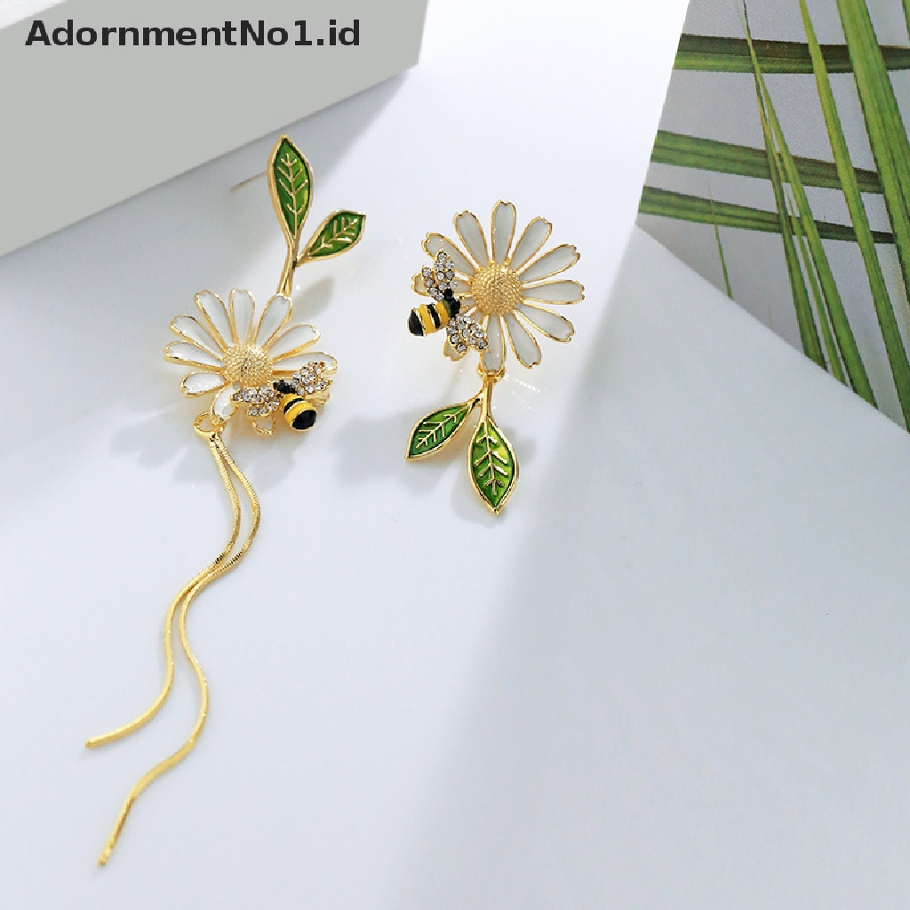 [AdornmentNo1] 2022ananting Tusuk Lebah Bunga Daisy Korea Untuk Wanita Bunga Matahari Butterfly Zircon [ID]