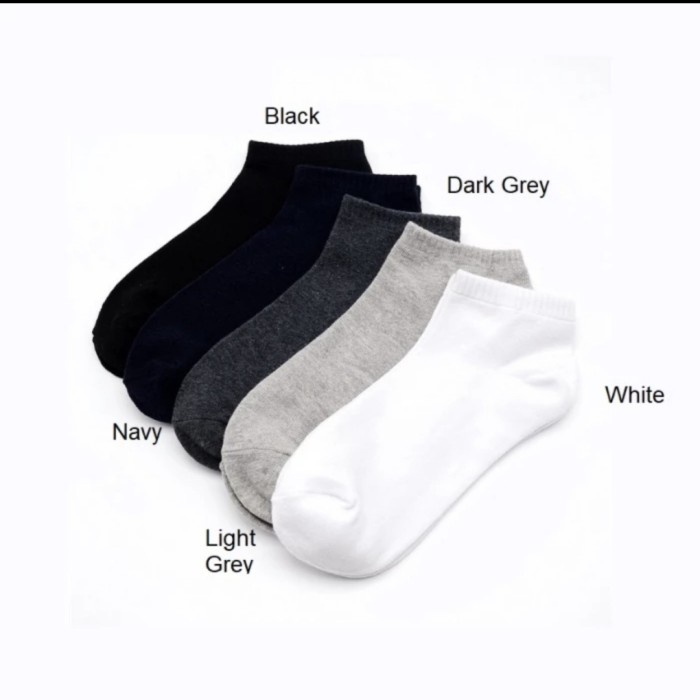 KK126 Kaos Kaki Pendek Pria BIG SIZE MEN SOCKS Kuliah Kerja Sekolah