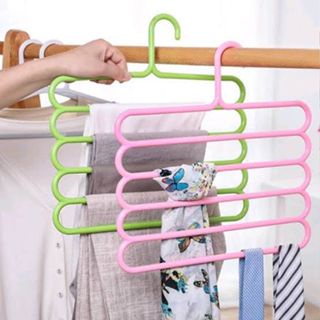 Sgmshop hanger susun 5 laundry gantungan multifungsi Scarf gantungan jilbab