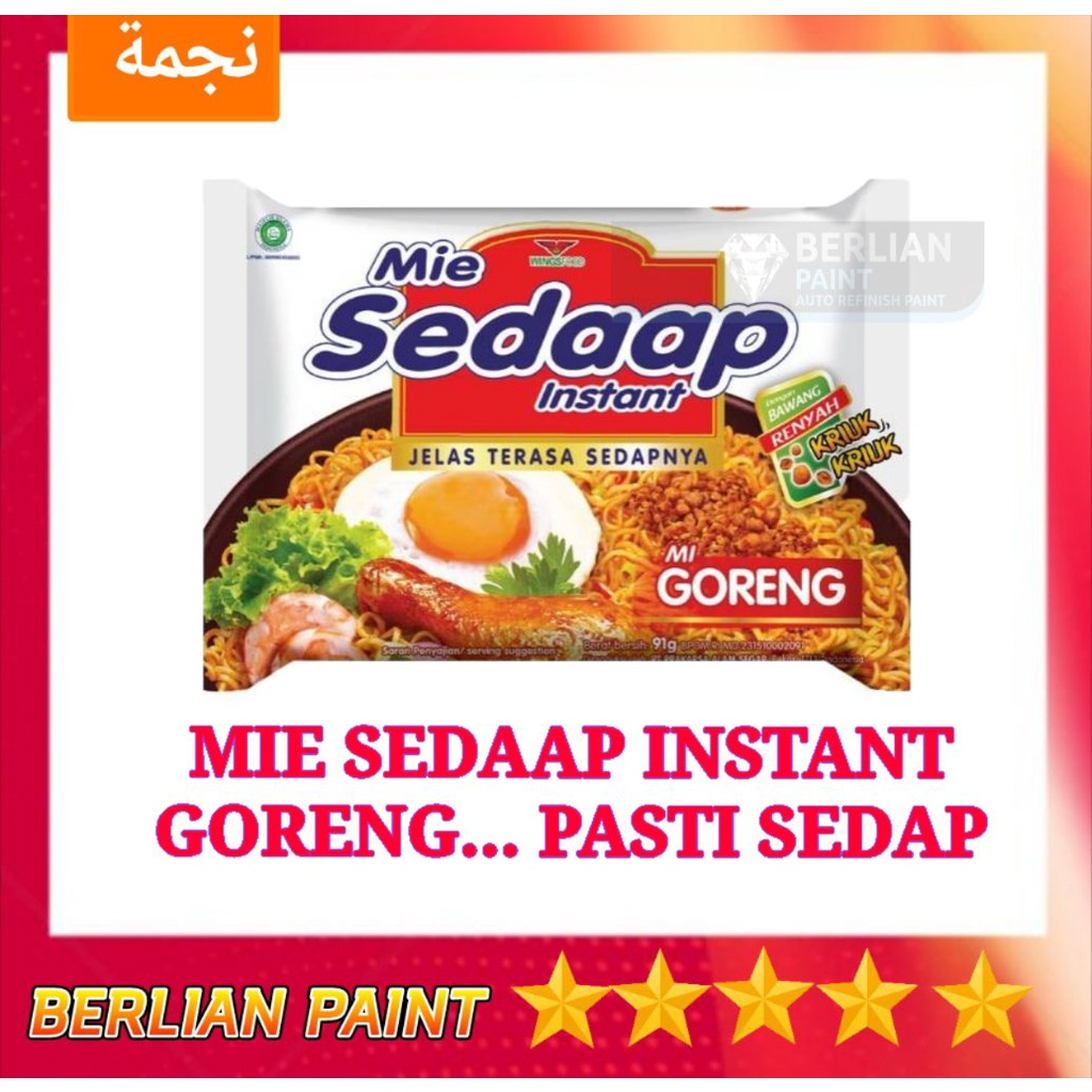 

MIE SEDAAP INSTAN GOREN. Pasti sedaapnya