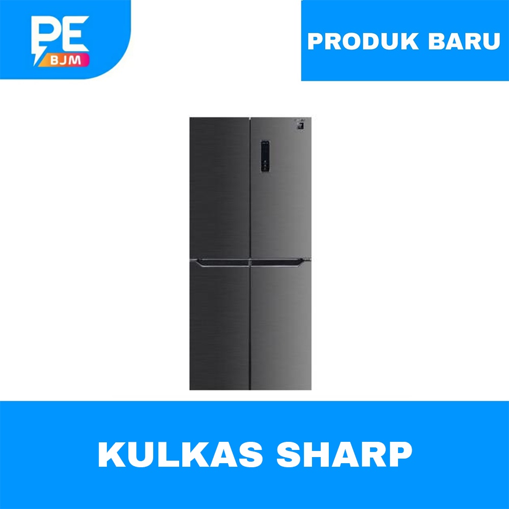 KULKAS SHARP SIDE BY SIDE QUEEN SERIES SJ-IF50PM-DS GARANSI RESMI