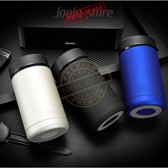 Botol Minum Tumbler Stainless Steel 400ml Thermos Kopi Mini Vacum Cup