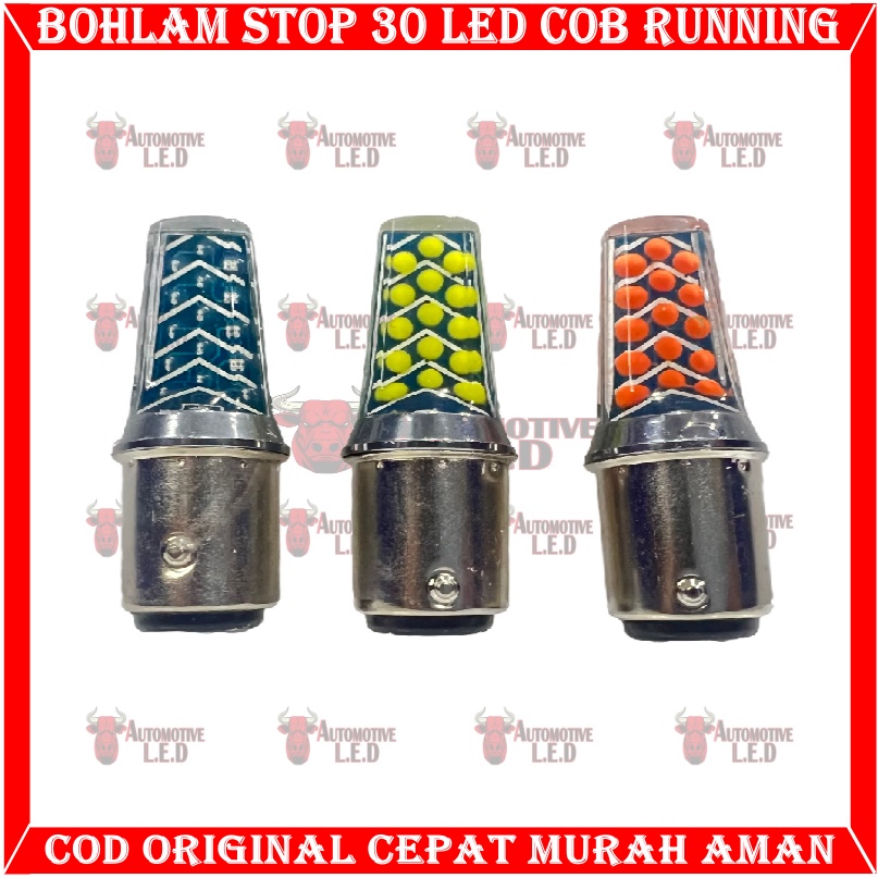 ORIGINAL JELLY L LAMPU REM MOTOR 30 LED RUNNING COB JELLY | BOHLAM STOP MOTOR 30 LED RUNNING JELLY DAN KEDIP