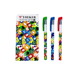 

PULPEN GEL FANCY YOEKER ISI 12