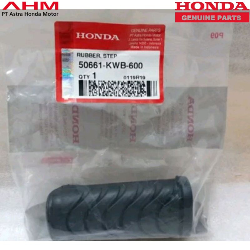 MURAH Karet foot step Blade supra X 125 Revo  50661-KWB-600 50661KWB600 JAMINAN 100% ORI AHM HONDA *