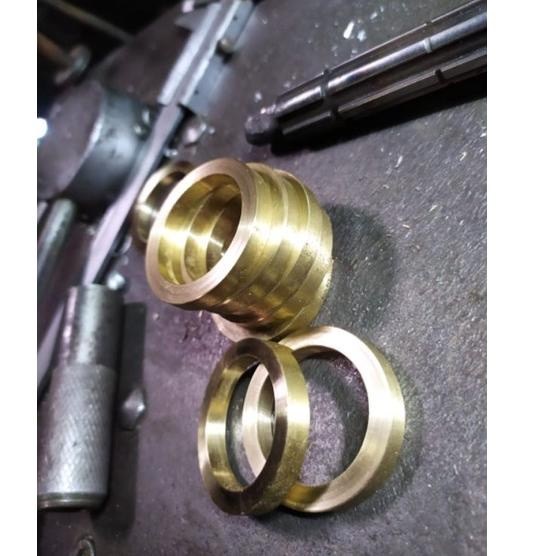 New paking knalpot satria 2 tak bahan kuningan 