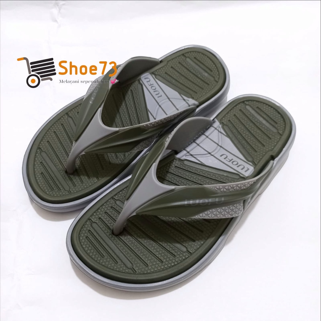 LUOFU E 6155 T-19WB SIZE 30-35 ORIGINAL l Sandal jepit jelly anak l Sendal jepit anak impor