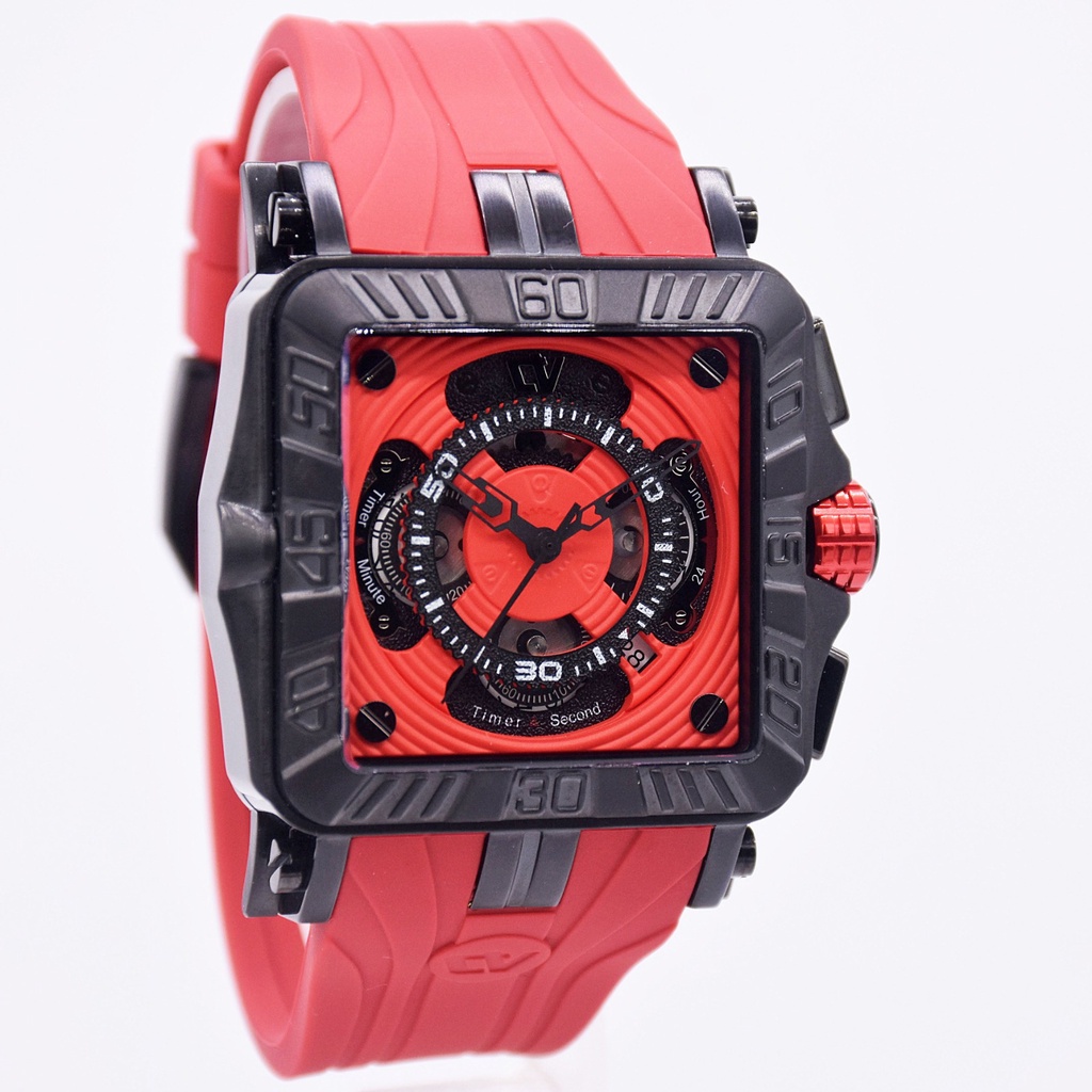 Jam Tangan Christ Verra CVC11115G-36 RED/ CVC11115G-36 GRN/ CVC11115G-3J BLU Original