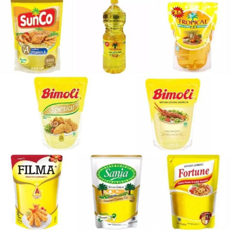 

[COD AU85] Minyak Goreng Kemasan 2 Liter Tropical Sunco Bimoli Filma Sania Fortune kjg9k