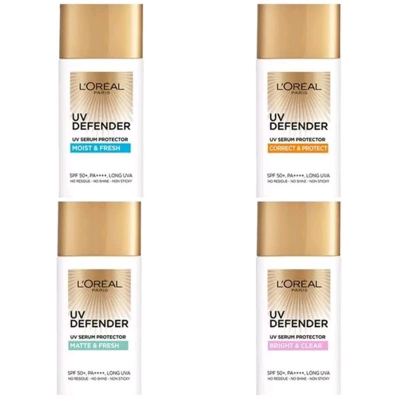 loreal paris uv defender serum protector sunscreen 50 ml