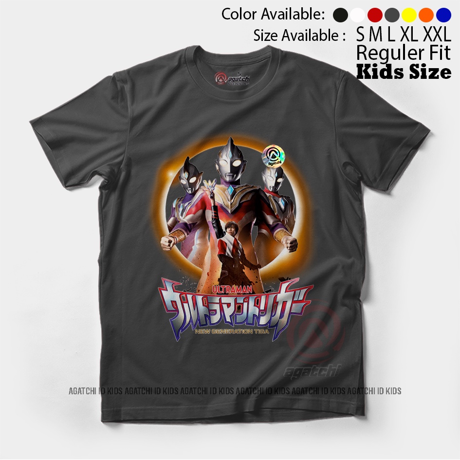 Baju Kaos Atasan Anak Laki - Laki Agatchi Motif Ultraman Triger