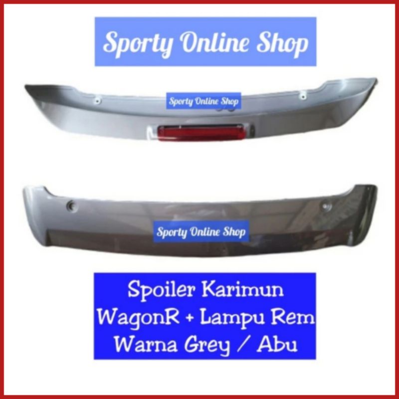 Spoiler Sayap Mobil Karimun Wagon + Lampu Rem