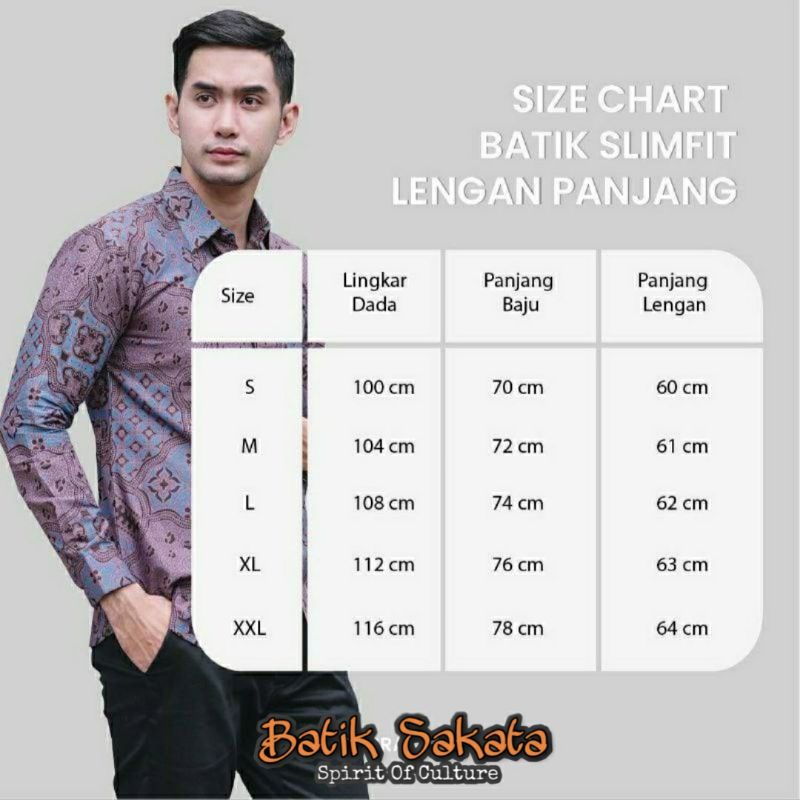 PRABANGGANA Kemeja Batik Pria Lengan Panjang Slim Fit Full Furing Jumbo Modern Premium Hem Atasan Cowok Anak Muda Dewasa Mewah Bahan Katun Printing Tangan Halus Tebal Seragam Kerja Casual Kantor Terbaru 2021 Solo Jogja Jakarta COD