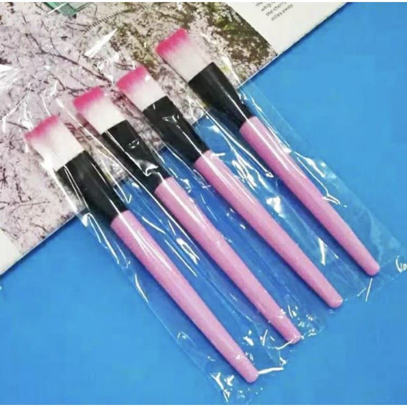 Kuas Masker Wajah make up Brush bahan halus warna pink