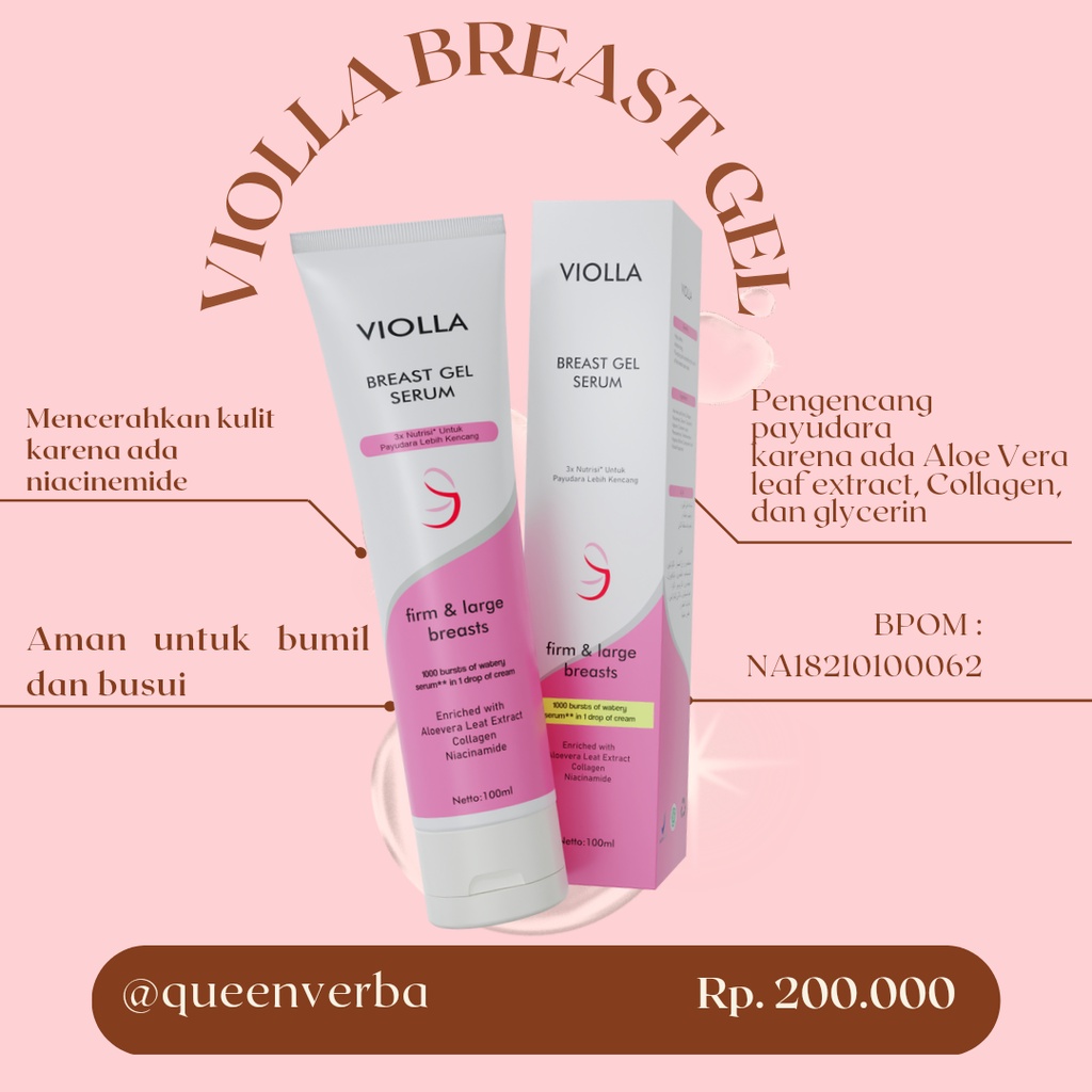 VIOLLA - PEMBESAR PAYUDARA OBAT PEMBESAR PAYUDARA PERMANEN PEMBESAR PAYUDARA AMAN PERMANEN LACOCO