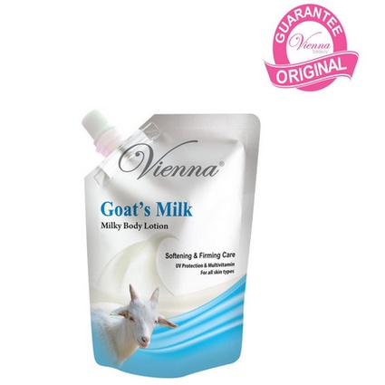 LOTION PEMUTIH BADAN VIENNA MILKY BODY LOTION 250GR SACHET ORIGINAL GOAT MILK