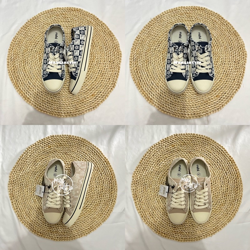 Sneakers Rubi Shoes Harlow Lace Up Hello Kitty Neutral New